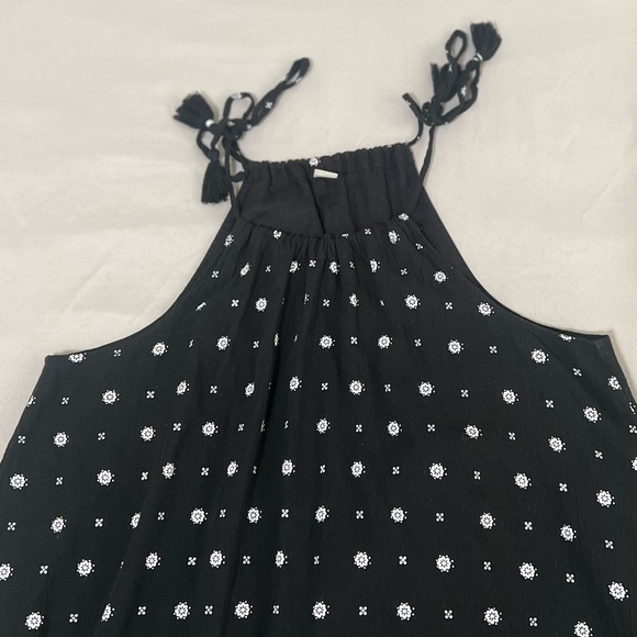 Old Navy black N white Tie shoulder swing dress Size S - Picture 6 of 13